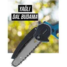Resim Moonshop Maxstar Çift Akülü 21v 3ah Dal Budama Makinesi Garantili 