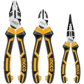 Resim Ingco 3'lü Set Pense, Yan Keski, Kargaburun Pense 