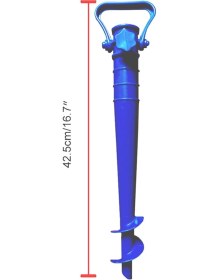 Resim 2 Adet Şemsiye Kazığı, Plaj Şemsiye Kazığı, Şemsiye Sabitleme Aparatı, Plastik Sabitleme Aparatı Çok Renkli 