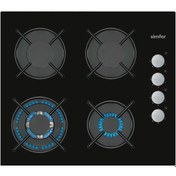 Resim Simfer 3508 Ankastre Ocak Siyah 