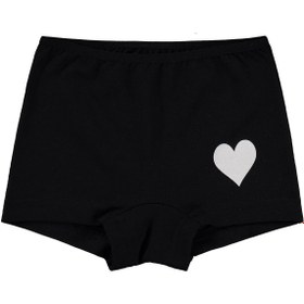 Resim Civil Girls Kalp 2-10 Yaş Kız Çocuk 2'li Boxer - Standart / 4-5 Yaş 