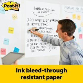 Resim Post-It Şövale Pedi, 20" x 23", Beyaz, 20 Yaprak/ped, 2 Ped/pk, Komut Şeritleri Dahil Yüzeylere Monte Edilir (566) 