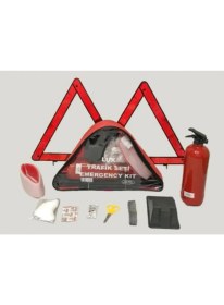 Resim TüvTürk Uyumlu Autokit Üçgen Trafik Seti Bez Çantalı 