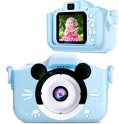 Resim YNT İthalat Çocuk Dijital Fotoğraf Makinası 20 Mp Video Kaydedici 2.0 İnç Çift Kameralı 