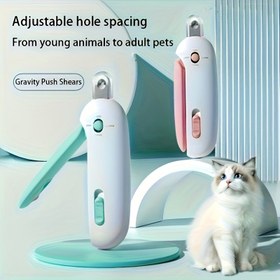 Resim PetGroomPro Ayarlanabilir Diyafram Tırnak Makası Kediler ve Köpekler için, Profesyonel Bakım Aracı, Plastik, Pil Gerektirmez, Küçükten Büyük Evcil Hayvanlar İçin İdeal 