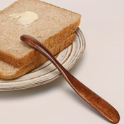 Resim 1 Adet Ahşap Tereyağı & Reçel Yayıcı Bıçak - Yüksek Sıcaklık Dayanıklı Krem Spatulası, Pürüzsüz Karıştırma & Pişirme Aracı, Tost & Ekmek İçin Temel Mutfak Aleti, Şükran Günü, Noel, Cadılar Bayramı Partileri İçin Mükemmel, Parti Servis Aracı | Doğal Ahşap Bitiş | Melamin Bıçak 