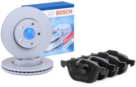 Resim Ford Fiesta 2008-2012 Ön Fren Disk ve Balata Takımı Bosch Marka ME8V5J2K021AB-8V511125AD 