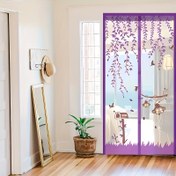 Resim 1 adet Klasik Manyetik Otomatik Mühürlü Ekran Kapısı, 89.99x210.01cm, Ağır Hizmet Tipi Polyester Örgü, Makinede Yıkanabilir, Evcil Hayvan Dostu, Çeşitli Odalara Uyar, Kolay Temizlenir, Elektrik veya Pil Gerektirmez 