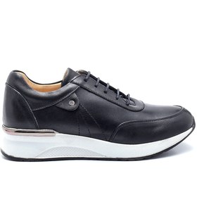 Resim Kadın Deri Sneaker 