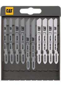 Resim Cat Dx5310 550watt Profesyonel Devir Ayarlı Dekupaj Testere + Da06901 10 Parça Testere Ucu 