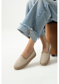 Resim Veronica Kadın Espadril- Babet Ekru 