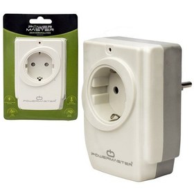 Resim Powermaster PM-18721 Akım Korumalı Tekli Priz Beyaz 