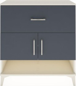 Resim Arges Şifonyer 2 Raflı Tek Çekmeceli 2 Kapaklı 88x30x96 Aytaş... Aytaşı 