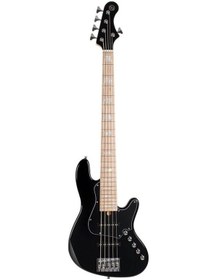 Resim Cort Njs5 Bk Bass Gitar, 5 Telli, Çantalı, Siyah 
