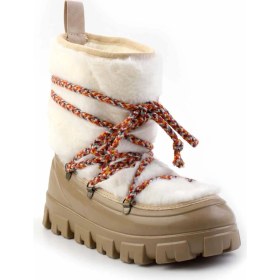 Resim Bambi Bej Kürklü Kadın Kar Botu K02661000597 