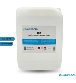 Resim ANCAPOL 5 Lt %99,9 Saf Ipa Izo Propil Alkol Temizlik Solventi (Izopropıl) 