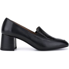 Resim Tamer Tanca Kadın Hakiki Deri Siyah Klasik Ayakkabı 1135 06102 Bn Ayk Sk25-26 Syh Dr/syh Krsk Rgn Siyah 