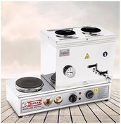 Resim Mizan 30 Lt Elektrikli Pleyt'li Çay&kahve Seti Kazanı Isı Göstergeli 