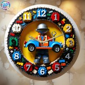Resim 1 Adet İnşaatçı Duvar Saati - Sessiz Tik Tak Yapmayan 19.99cm Yu 