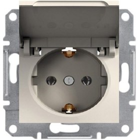 Resim Schneider Asfora Krem Kapaklı Topraklı Priz Eph3170123 