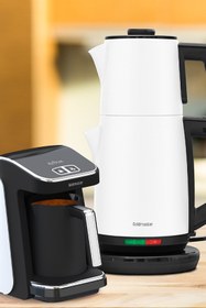 Resim GoldMaster Royal Beyaz 17 Parça Avantajlı Elektronik Evlilik Paketi Elektrikli Mutfak Çeyiz Seti 