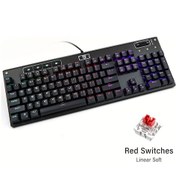 Resim Tcherchı T-dagger T-tgk316 Rgb Arkadan Aydınlatmalı Kablolu Tam Boy Mekanik Oyun Klavyesi 