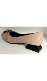 Resim Bags Shoes Guja 22Y565 Kadın Sivri Burun Alçak Topuklu Taşlı Babet 