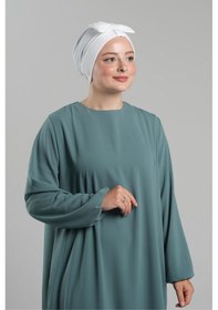 Resim Hürrem Bone Krem Pratik Hazır Geçmeli Fiyonklu Bone Sandy Çift Taraflı Çapraz 3007b 40 Krem 