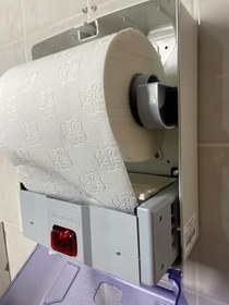 Resim Optimum Otomatik Kağıt Havlu Dispenseri, şeffaf, Sensörlü 