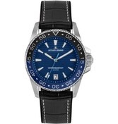 Resim Jacques Lemans 1-2205b Lıverpool Dıver Erkek Kol Saati Gümüş - Mavi 