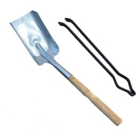 Resim Mobilreyon Kürek Ve Maşa , Soba Şömine Ve Mangal İçin Set 