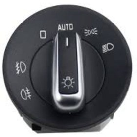 Resim Skoda Octavia 2 1Z3 2009 2013 Far Anahtarı 10 Pin Ön Arka Sisli Otomatik Gündüz Farı 