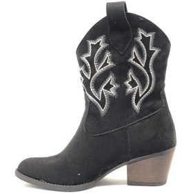 Resim Asya Western Kısa Çizme Kovboy Kadın Kısa Çizme 001 