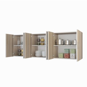 Resim Kenzlife hazır mutfak zanobi crd 060*180*32 mutfak banyo dolabı kapaklı raflı 