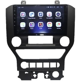 Resim Ford Mustang Dijital Klima 2015-2020 9 inç 6-128 GB PRO Android Carplay Multimedya 