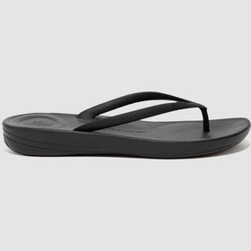 Resim Fitflop Iqushıon Ergonomıc E54 Siyah Kadın Parmak Arası Terlik Siyah 