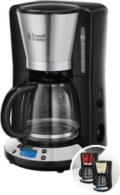 Resim Russell Hobbs 24030-56 Victory Programlanabilir Kahve Makinesi, 1100 W, Paslanmaz Çelik 