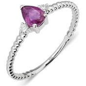 Resim Siramücevherat Drop Beads Yüzük - Beyaz Altın 