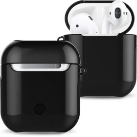 Resim Airpods 2 (2.nesil) 3in1 Kılıf Siyah 