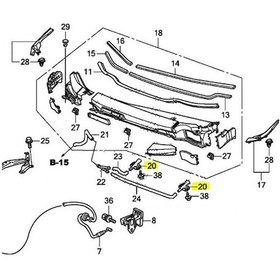 Resim Xurunkejihonda Ge8 Jazz Fit 2008-2013 Kaput Ön Cam Yıkama Spreyi Jeti İçin 2 Adet Ön Cam Yıkama Nozulu 76810-tf0-g01 
