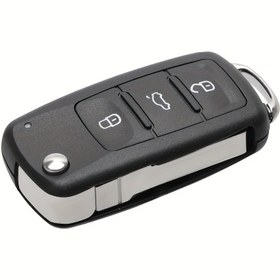 Resim 3 Düğmeli VW Araba Anahtarı Kabuk Uzaktan Kumanda Beetle, Caddy, Eos, Golf, Jetta, Polo, Tiguan, Touran, UP için - ABS Malzeme 
