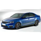 Resim Skoda Octavıa A7 2013 2020 Yan Kapı Çıtası Paslanmaz Çelik Krom 