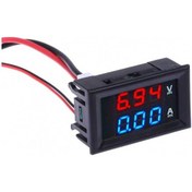 Resim Digital Voltmetre Ampermetre Dc 0-100V 0-10A Dual 