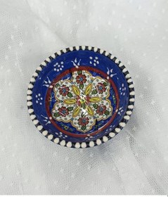 Resim Çini 8 Cm Çerezlik Kase Sosluk Sunumluk Kahvaltılık Çok Renkli 