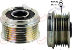 Resim Alternatör Kasnağı Astra H-Combo C-Corsa C-D-Merıva 1.3 Cdtı-Doblo-Grande Punto-Lınea 1.3 Mtj 