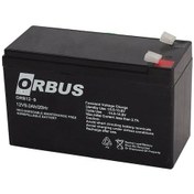Resim 12v 9ah-amper Kuru Agm Orbus Akü Ups Güç Kaynağı Pilsan 