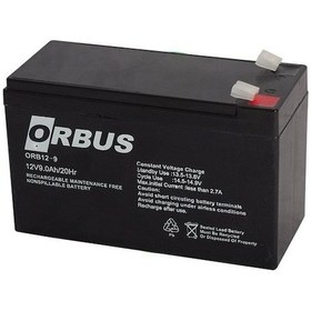 Resim 12v 9ah-amper Kuru Agm Orbus Akü Ups Güç Kaynağı Pilsan 