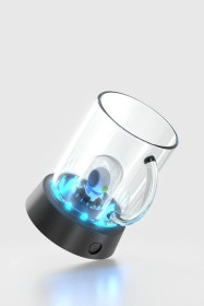 Resim Renga Joy Astronot Figürlü 250 Ml Kulplu Mavi Led Işıklı Tritan Bardak 222061 Mavi 