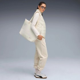 Resim Puma Essentials Padded Kadın Beyaz Dik Yaka Yelek 