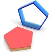 Resim Beşgen Polikarbon Kurabiye Kalıbı (553161247) 